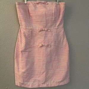 Strapless Striped Vineyard Vines Dress